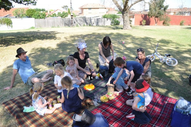 Friday afternoon picnic in the parc