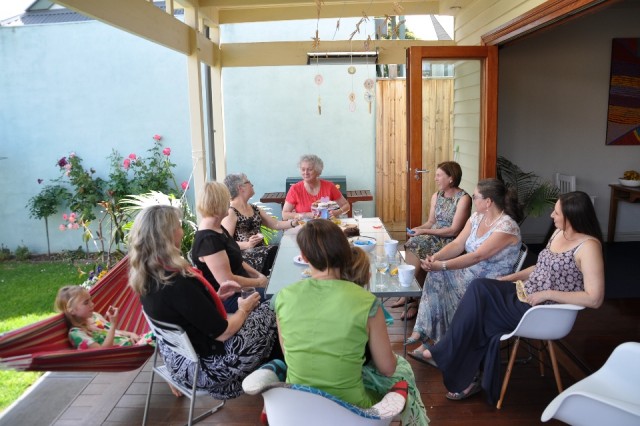 High tea met de secretaresses