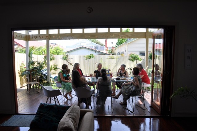 High tea met de secretaresses