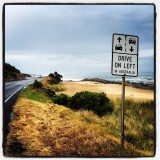 Drive left, only at the Great Ocean Road