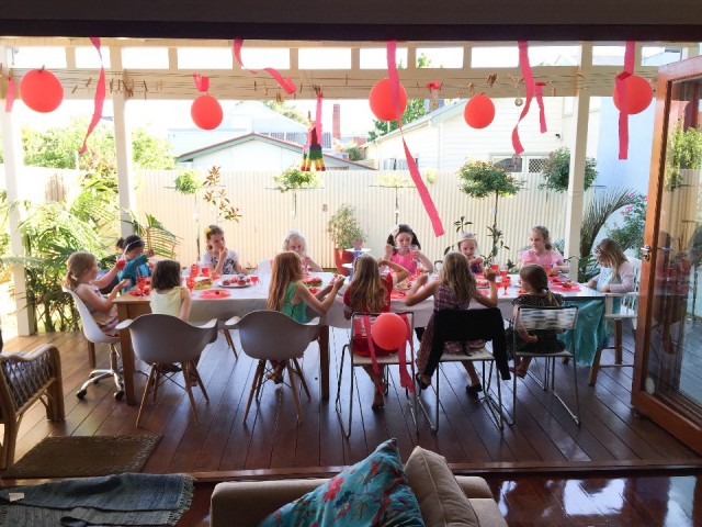 High tea with 12 girls