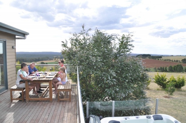 Deck at our holiday home