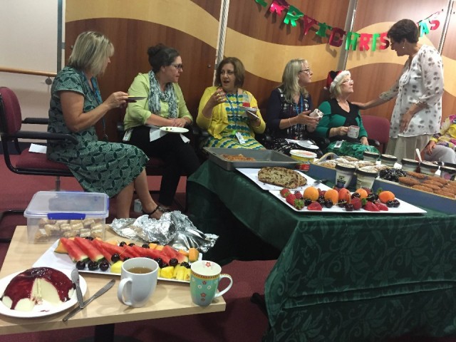 Christmas breakfast at the Mercy Hospital