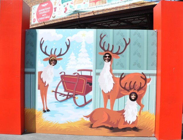 Rain deer family at Queen Victoria Market