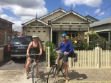 On the bike to Preston Market