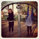 Stacey en Linde, best friends