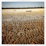 Zoutmeer by Wave rock