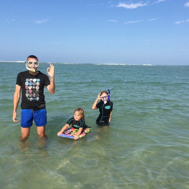Eerste keer snorkelen