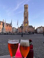 Mooi uitzicht op kerk @Brugge