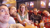 Afscheidsborrel, gekke mensen