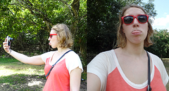 But first, let me take a selfie