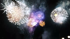Vuurwerk in Playa del Carmen