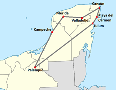 Onze route