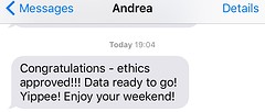 Ethics Approval!