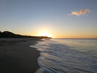 Zonsondergang op Stradbroke Island