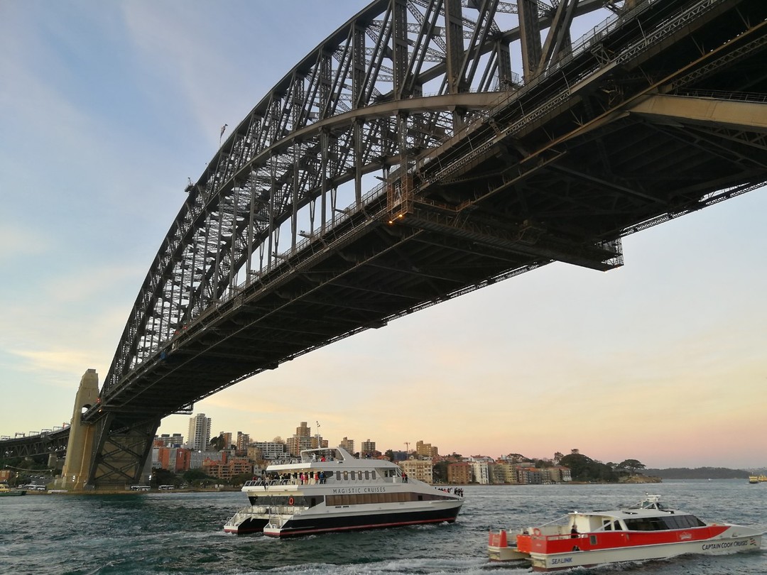 De beroemde Sydney Harbour Bridge