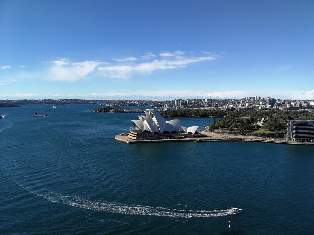 Het prachtige uitzicht vanaf de Harbour Bridge 3