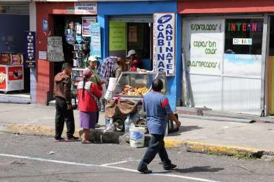 Straatbeeld Quito