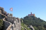 Pena vanaf Mouros in Sintra
