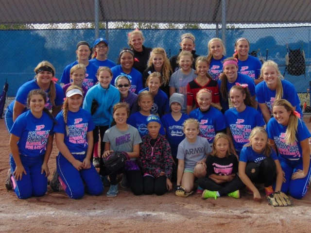 Softball clinic geven
