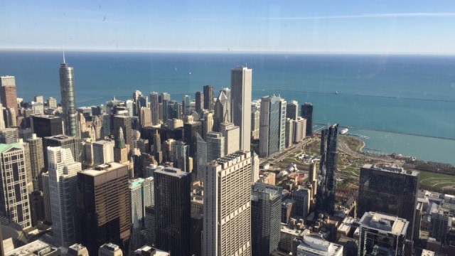 Uitzicht vanuit Willis Tower