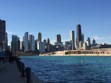 Uitzicht vanaf Navy Pier