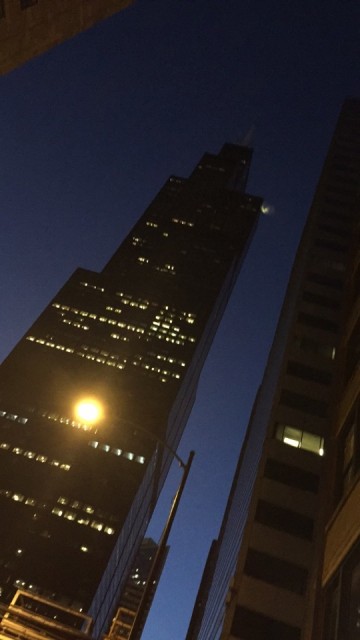Willis Tower by night
