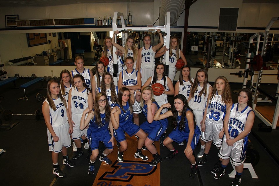 Teamfoto's in de weightroom