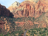scenic drive zion