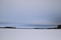 Bevroren Lake Inari