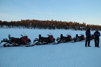 Sneeuwscootertoer
