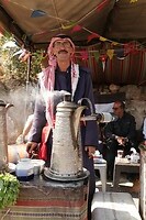Verkoper van Arabische koffie