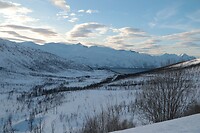 Senja landschap