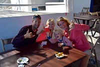 Samen met ome Stijn en tante Nicole