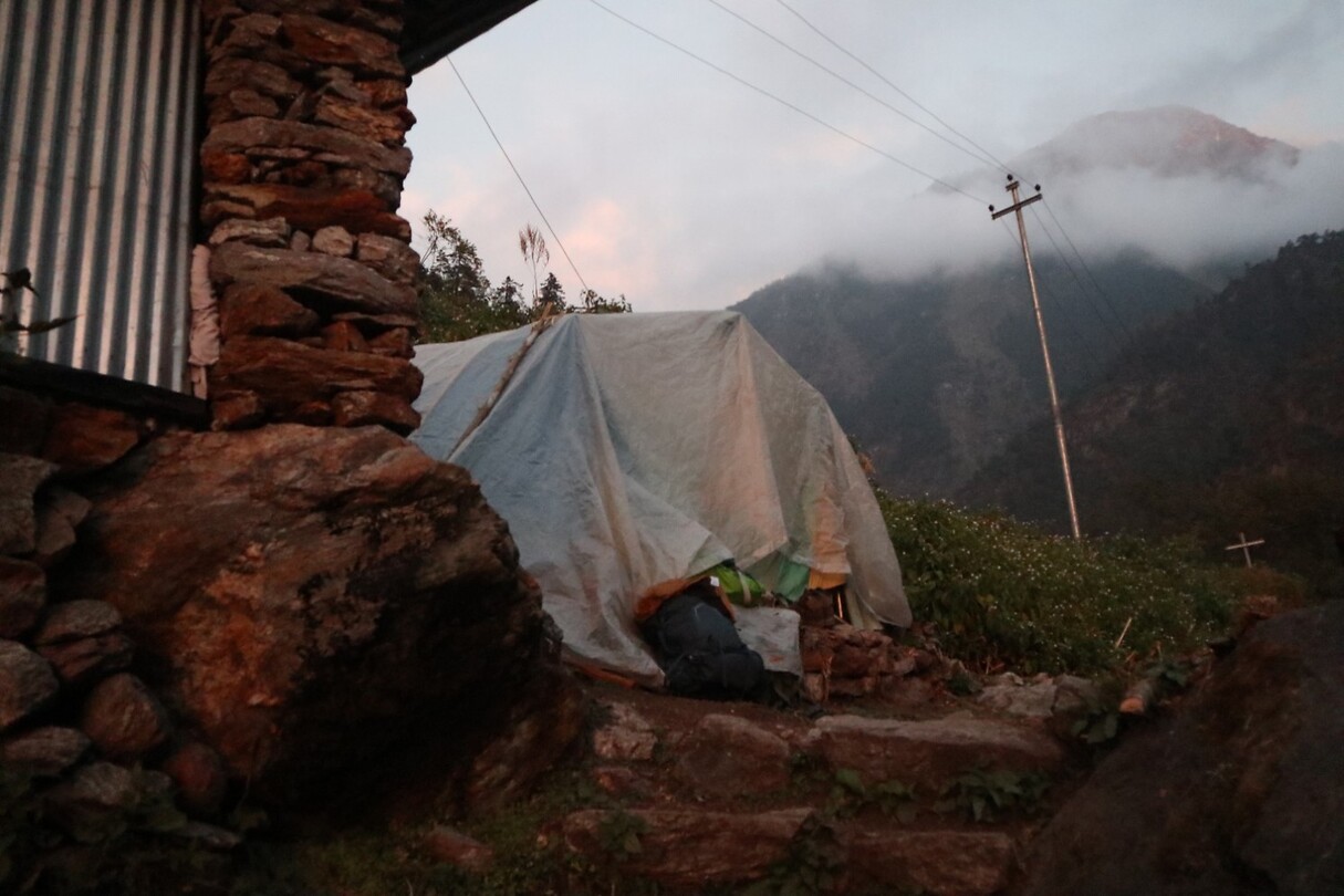 Nepal - Tent at Rimche