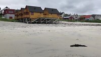 Op het strand bij Bleik