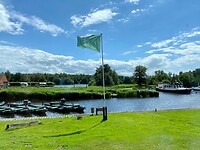 View vanuit bezoekerscentrum De Weerribben