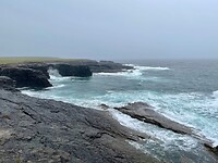 View vanaf schiereiland Hook Head