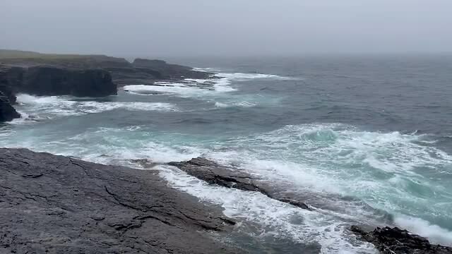 View vanaf schiereiland Hook Head