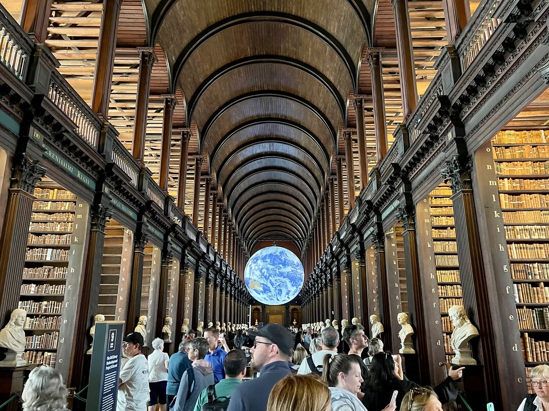 De ‘Long Room’ van de Old Library