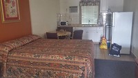 Onze kamer in de Havasu Inn, ook de Dekatas reist mee