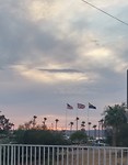 De vlag van USA , Groot Britannie en Arizona