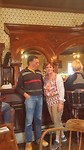 The cowboy and his girl in the Chrystalpalace
