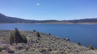 Het Panguitch Lake van de Noord kant, hier kan je dicht bij het water komen