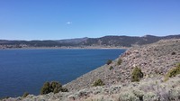 Een meer weer eens wat anders dan al die rotsen , bergen en  canyons.
