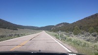 Weer onderweg nu naar het Panguitch Lake , zo'n 24 km van Panguitch