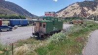 De tot vakantiewoningen omgebouwde treinwagons