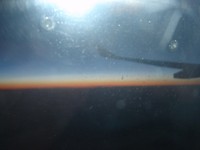 Zonsondergang boven Groenland