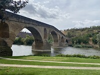 De brug in Puente la Reina