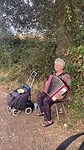 Vrouw met accordion